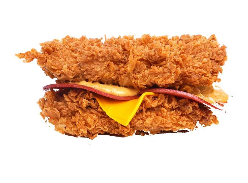 Double Chicken Strips Sandwich