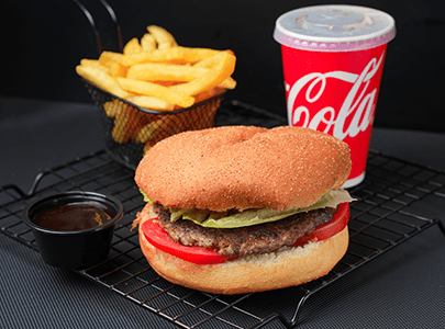 Smoked Beef Burger Meal 