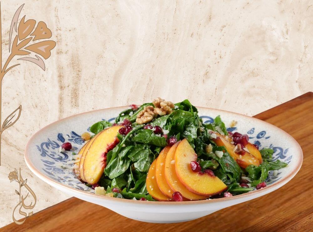 Rocca & Peach Salad