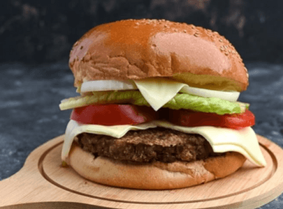 Beef Cheese Burger Meal 