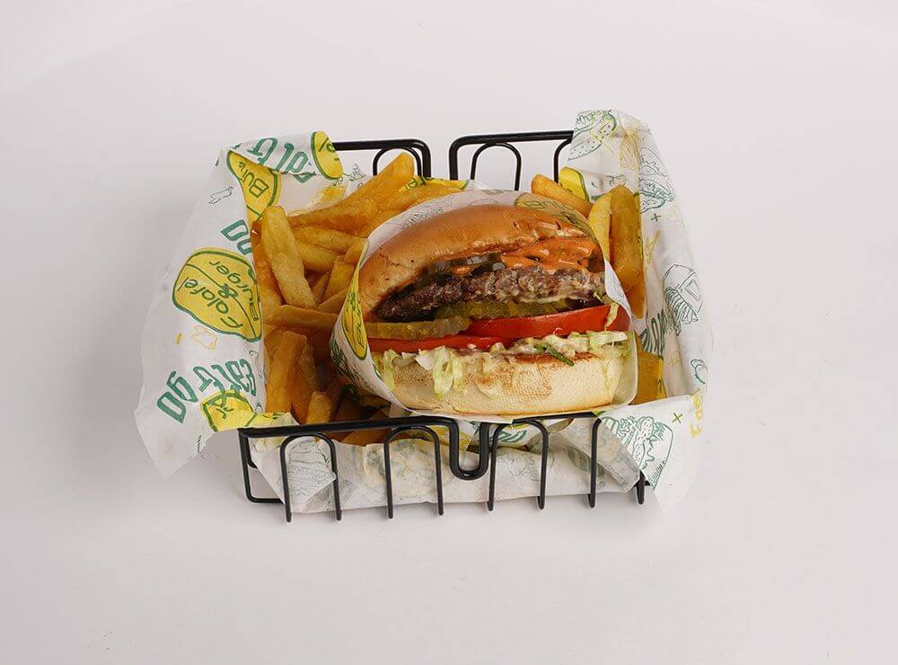 Mexican Beef Burger Meal