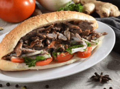 Beef Shawarma Sandwich