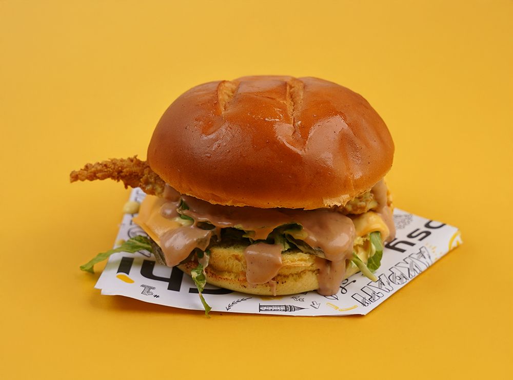 Smoked Chicken Burger