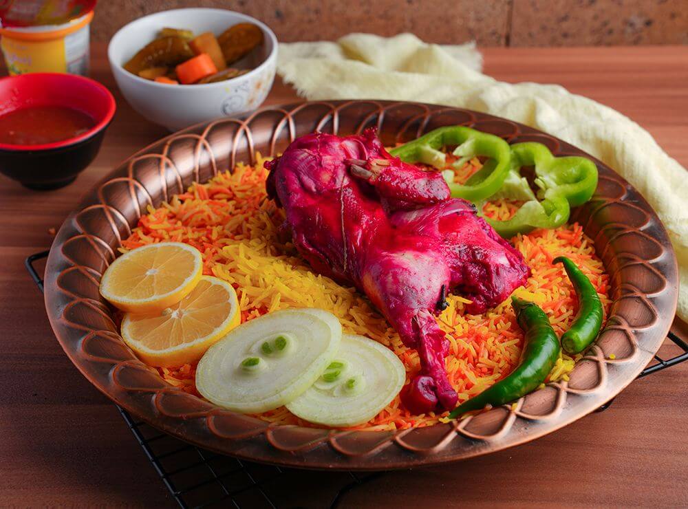 Chicken Mandi Tray 