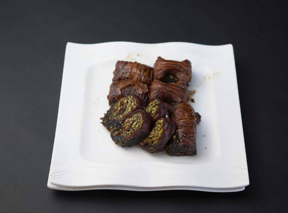 Dark Chocolate Nakhshi Baklava