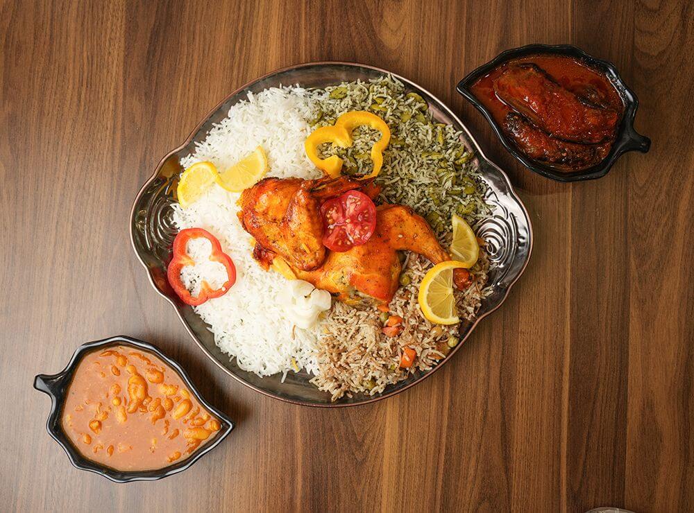Chicken On Rice Platter