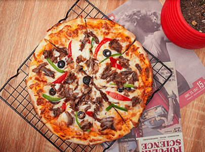 Beef Shawarma Pizza 