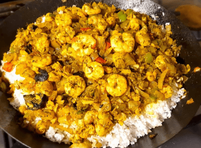 Moutabak Shrimp Pot 