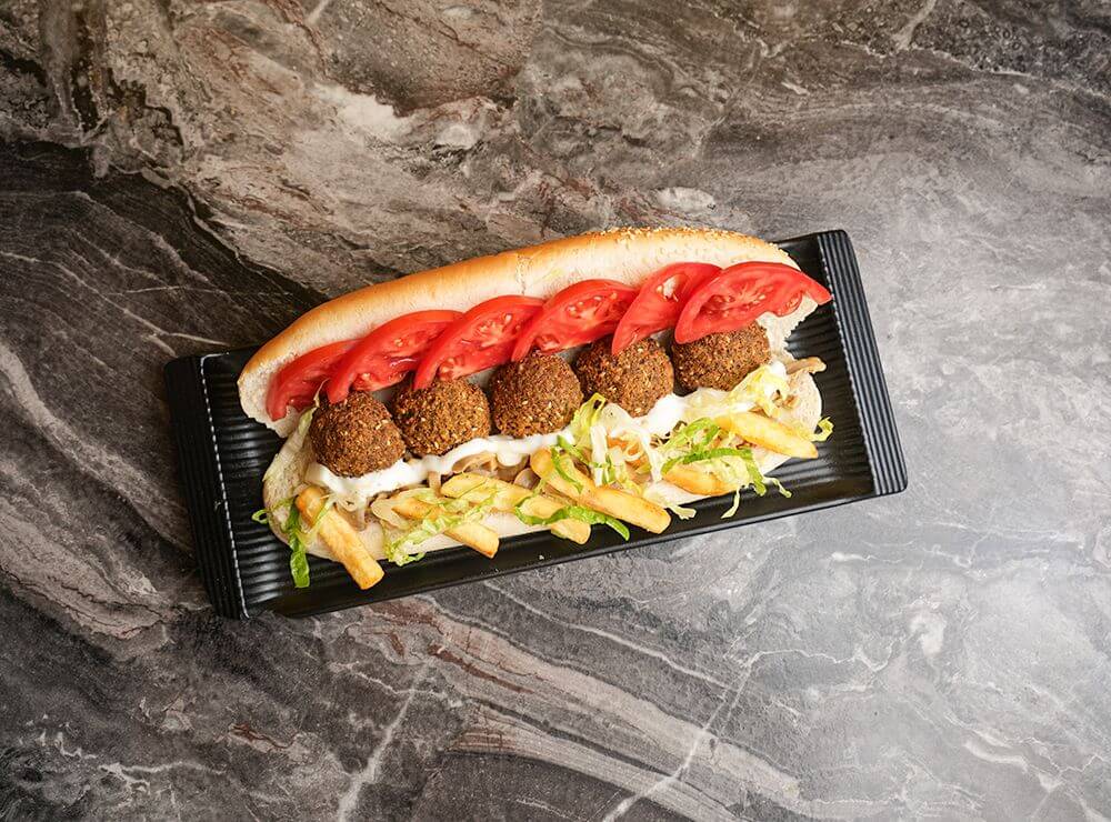 Japanese Falafel Sandwich 