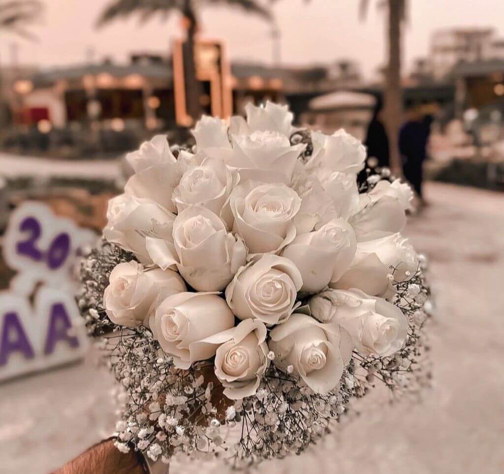 White Flower Maska Model 2 
