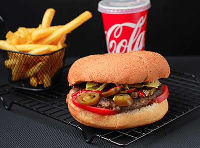 Mexican Beef Burger Meal 