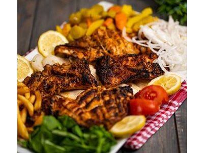 Whole Chargrilled Chicken Platter