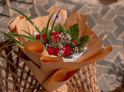 Enti Houby Red Flower Bouquet 