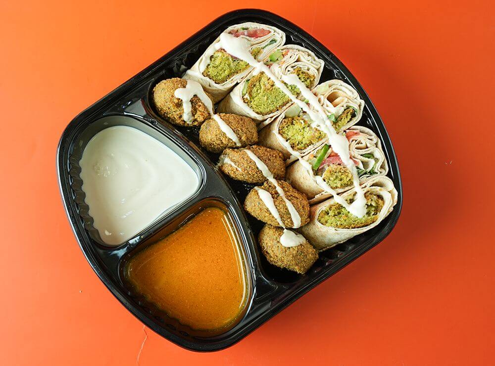 Arabic Falafel Saj Platter