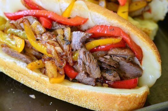 Chargrilled Beef Fajita Sandwich 
