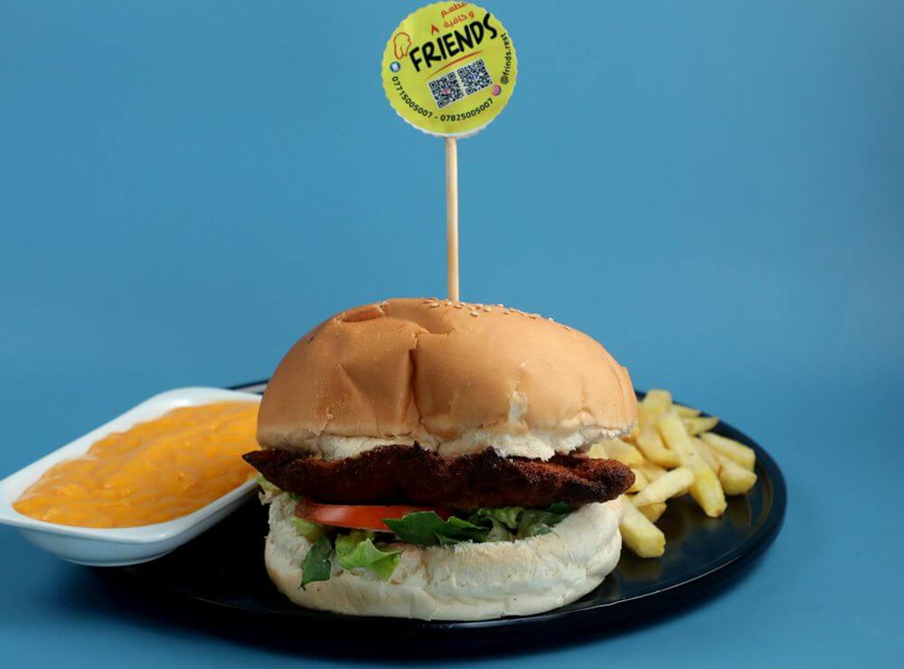 Cheese Chicken Escalope Burger