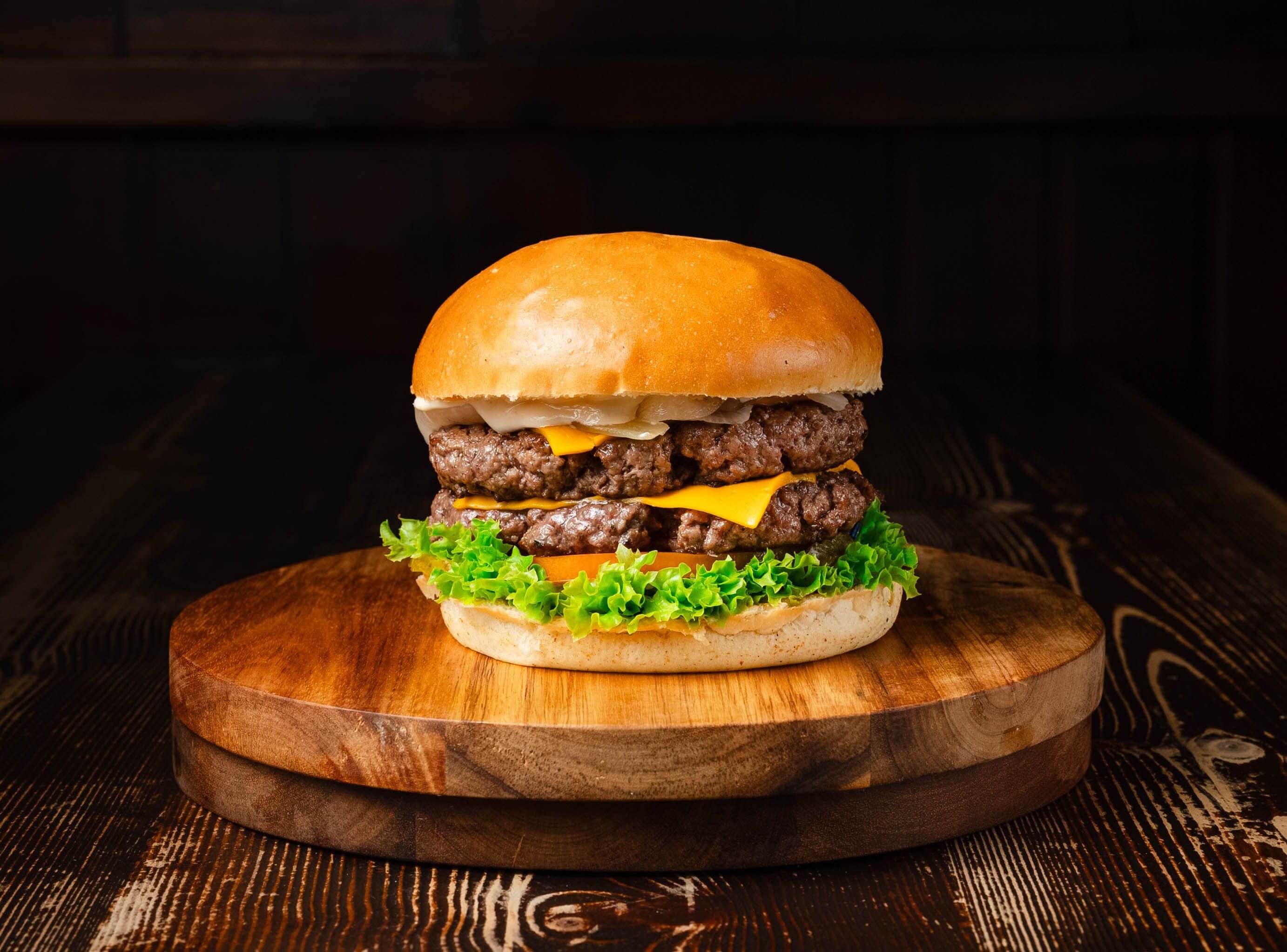 Red Kamikazi Beef Burger 
