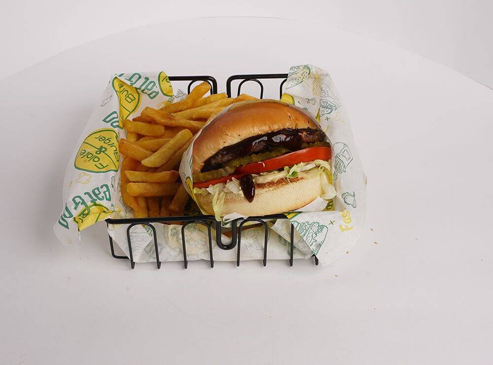 Smoked Beef Burger Meal