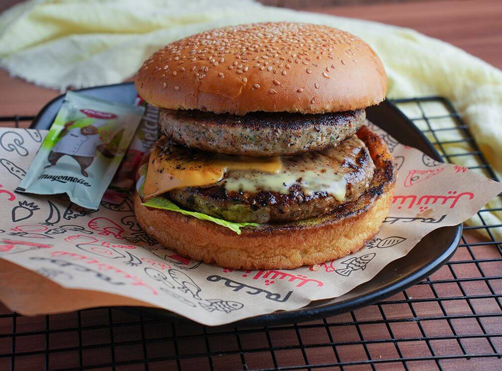 Double Chicken Burger 
