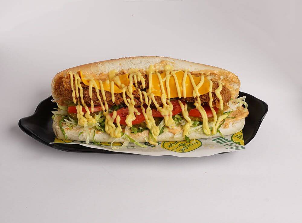 Cheese Chicken Strips Sandwich