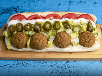 Falafel & Jalapeno Sandwich 