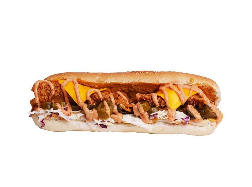 Mexican Chicken Strips Sandwich