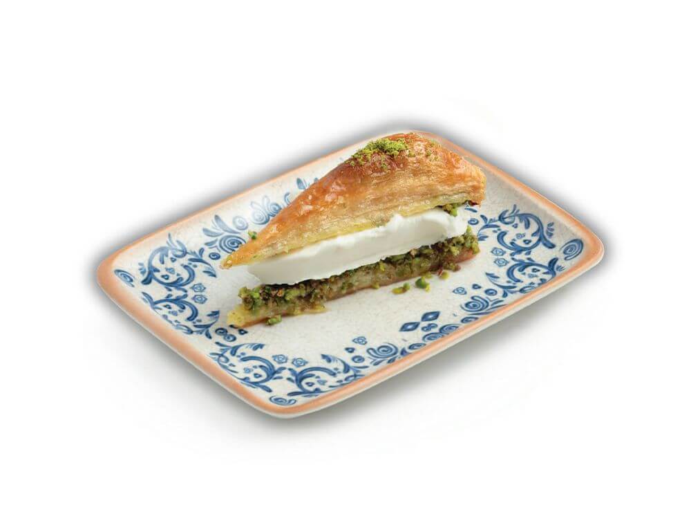 Baklava With Ice Cream & Pistachio