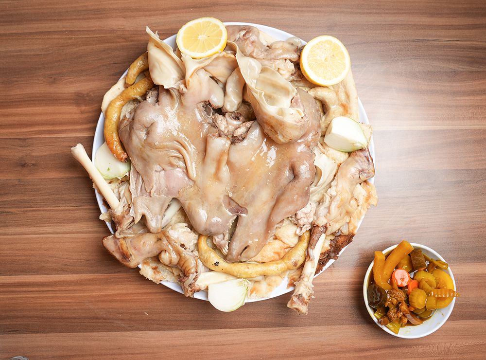 Whole Bacha Head Tray