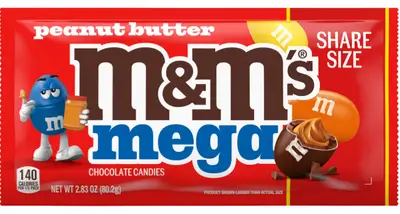 M&M's Peanut Butter Chocolate Candies Share Size
