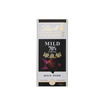 Lindt Excellence 70% Mild Dark Chocolate, 100g