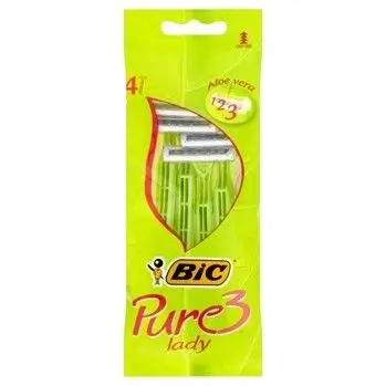 Bic Pure 3 Lady Disposable Razor, 6 Pieces