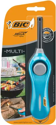 Bic Mega Colours Utility Lighter Assorted, 1pcs