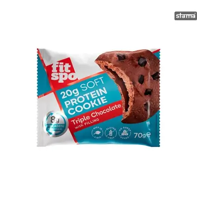 Fit Spo Soft Protein Cookie Triple Chocolate with Filling