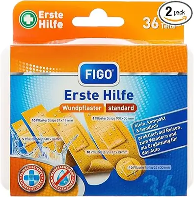 Figo First Aid Plaster Set - 36 Pieces
