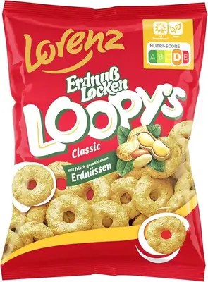 Lorenz Erdnuss Locken Loopy's Classic Peanut Snack