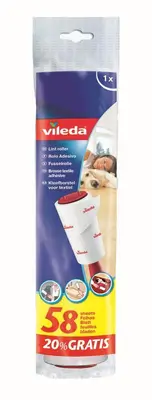 Vileda Lint Roller Set, 58 Sheets