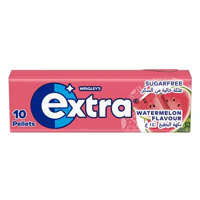 Wrigley's Extra Watermelon Chewing Gum, 10 Pieces