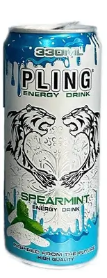 Pling Spearmint Energy Drink