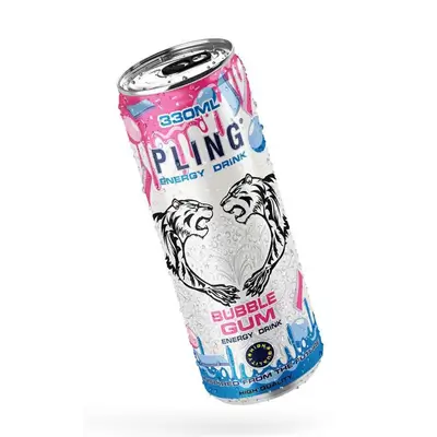 Pling Energy Drink Bubble Gum 330 Ml