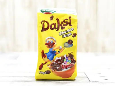 Cerera Daksi Chocolate Hoops Cereal (12 pcs)