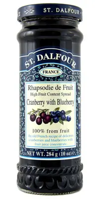 St. Dalfour Cranberry with Blueberry Fruit Spread