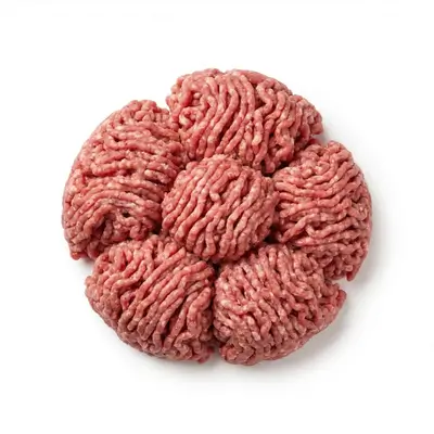 Fresh Minced Beef With Fat  , 0.5 Kg