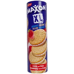 Maxon XL Strawberry Flavored Cream Biscuits