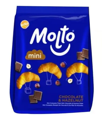 Molto Mini Croissant with Chocolate and Hazelnut