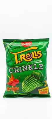 T.Rolls Crinkle Fire Challenge Spicy Chips