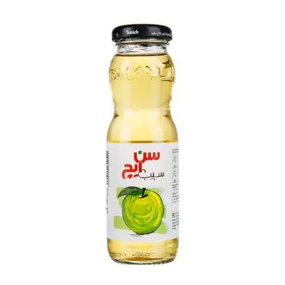 شەربەتی سێوی سونێچ لە شووشەدا