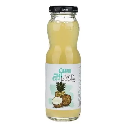 Sunich Pina Colada Juice Glass Bottle
