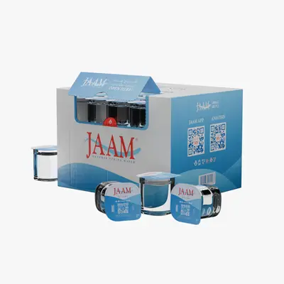 Jaam Natural Spring Water Cups Case - 60 x 200ml