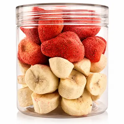 Freeze-Dried Strawberry & Banana Mix Jar