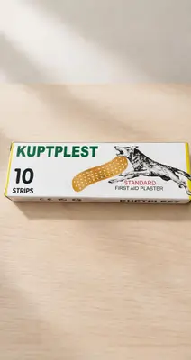 Kuptplest Standard First Aid Plaster 10 Strips